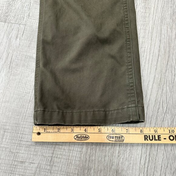 Carhartt Relaxed Fit Rugged Grey Pants Men's 33x30 Gray Khaki Canvas Carpenter - Picture 3 of 9